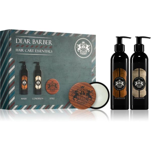 Dear Barber Dear Barber Hair Care Essentials darilni set za moške