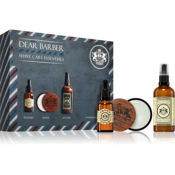 Dear Barber Dear Barber Shave Care Essentials Gift darilni set za moške