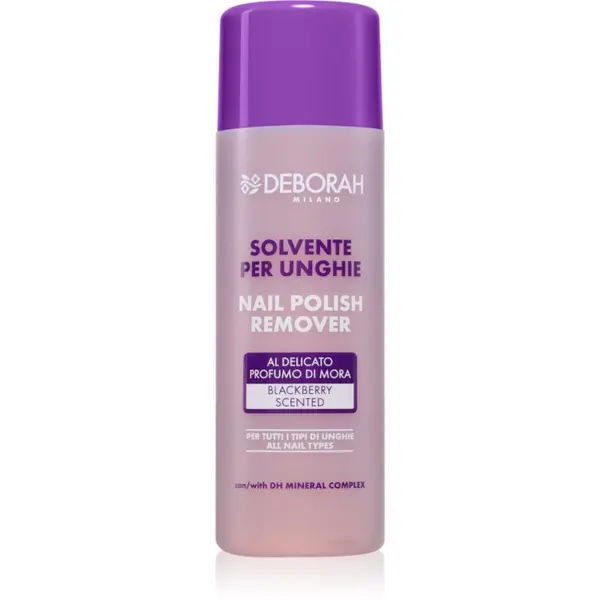 Deborah Milano Deborah Milano Nail Polish Remover odstranjevalec laka za nohte s vůní ostružin 120 ml