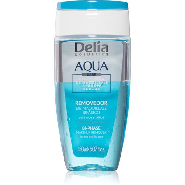 Delia Cosmetics Delia Cosmetics Aqua dvofazni odstranjevalec ličil za okoli oči in ustnic 150 ml