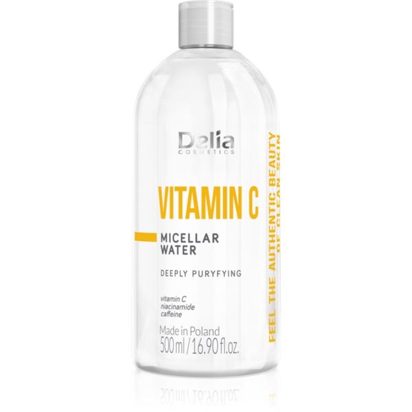Delia Cosmetics Delia Cosmetics Authentic Beauty Vitamin C čistilna micelarna voda z vitaminom C 500 ml