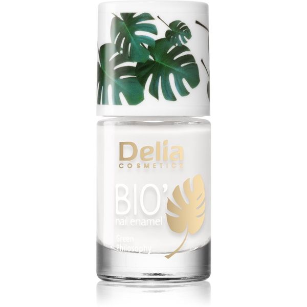 Delia Cosmetics Delia Cosmetics Bio Green Philosophy lak za nohte odtenek 602 White 11 ml