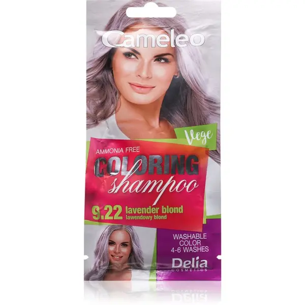 Delia Cosmetics Delia Cosmetics Cameleo Coloring Shampoo šampon za toniranje za lase odtenek 9.22 Lavender Blonde 40 ml