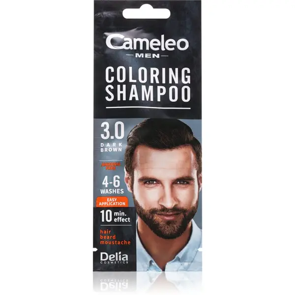 Delia Cosmetics Delia Cosmetics Cameleo Coloring Shampoo šampon za toniranje za lase za moške 15 ml