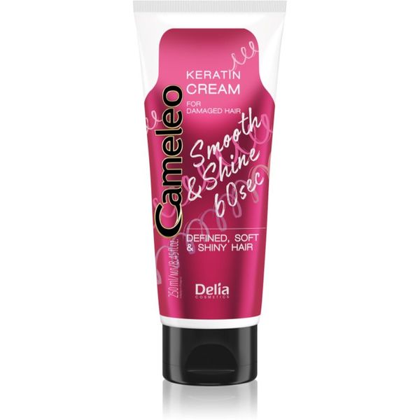 Delia Cosmetics Delia Cosmetics Cameleo Smooth & Shine 60 sec krema za lase za sijaj in mehkobo las 250 ml