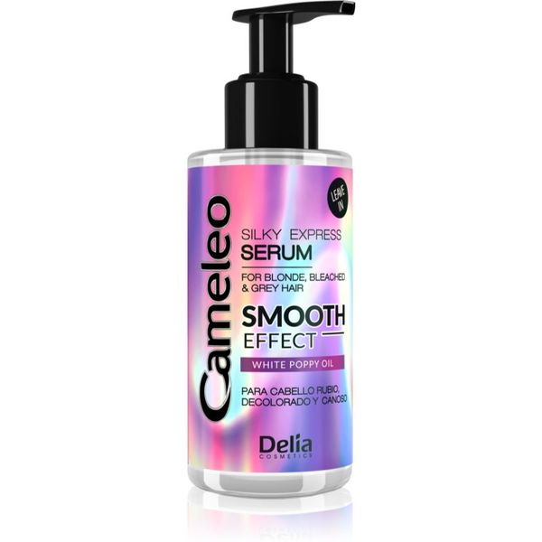 Delia Cosmetics Delia Cosmetics Cameleo Smooth Effect regeneracijski serum za blond in sive lase 145 ml