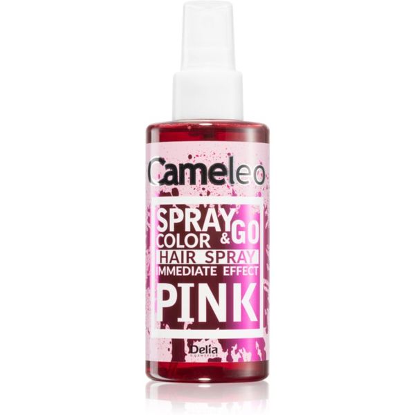 Delia Cosmetics Delia Cosmetics Cameleo Spray & Go barvno pršilo za lase odtenek PINK 150 ml