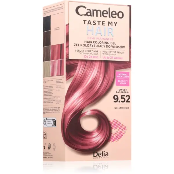 Delia Cosmetics Delia Cosmetics Cameleo Taste My Hair začasna barva za lase odtenek 9.52 Sweet Raspberry 1 kos