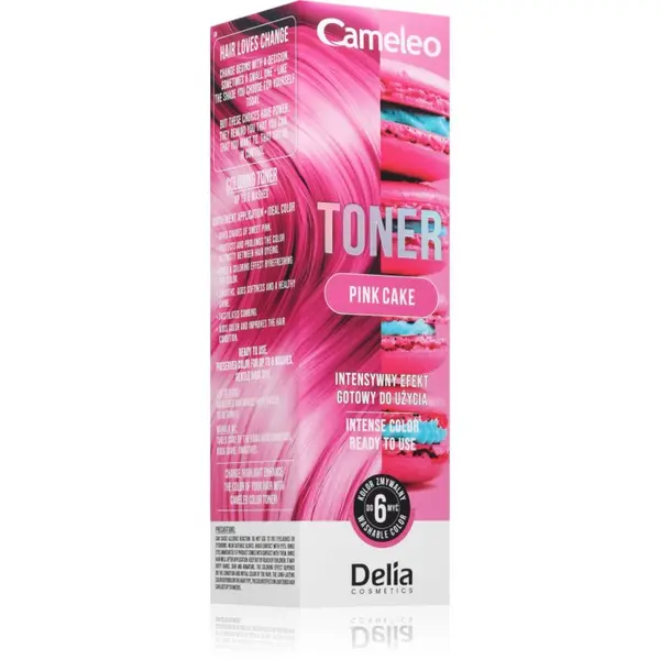 Delia Cosmetics Delia Cosmetics Cameleo Toner barvni toner za lase odtenek Pink Cake 75 ml