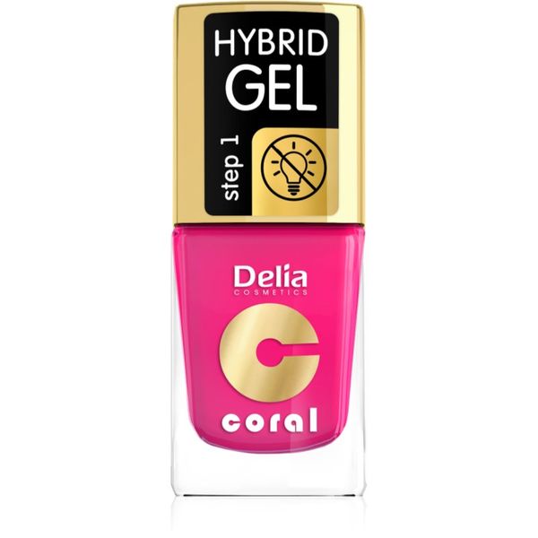 Delia Cosmetics Delia Cosmetics Coral Nail Enamel Hybrid Gel gel lak za nohte odtenek 03 11 ml