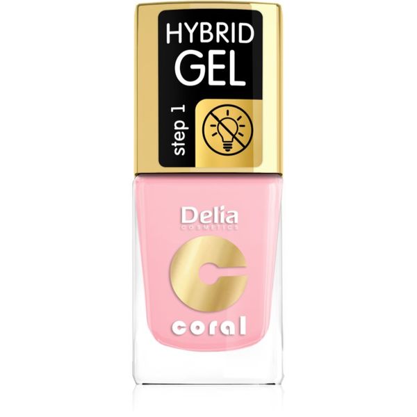Delia Cosmetics Delia Cosmetics Coral Nail Enamel Hybrid Gel gel lak za nohte odtenek 04  11 ml