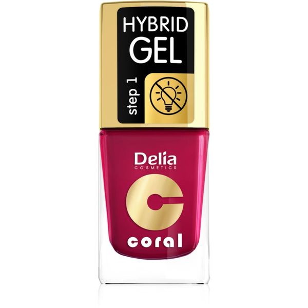 Delia Cosmetics Delia Cosmetics Coral Nail Enamel Hybrid Gel gel lak za nohte odtenek 06 11 ml