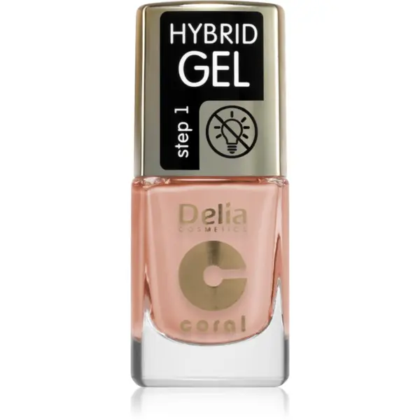 Delia Cosmetics Delia Cosmetics Coral Nail Enamel Hybrid Gel gel lak za nohte odtenek 136 11 ml