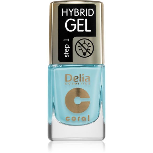 Delia Cosmetics Delia Cosmetics Coral Nail Enamel Hybrid Gel gel lak za nohte odtenek 140 11 ml