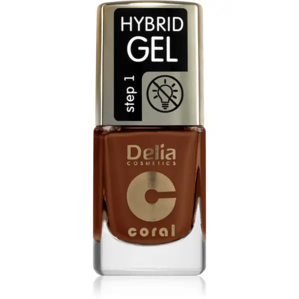 Delia Cosmetics Delia Cosmetics Coral Nail Enamel Hybrid Gel gel lak za nohte odtenek 144 11 ml