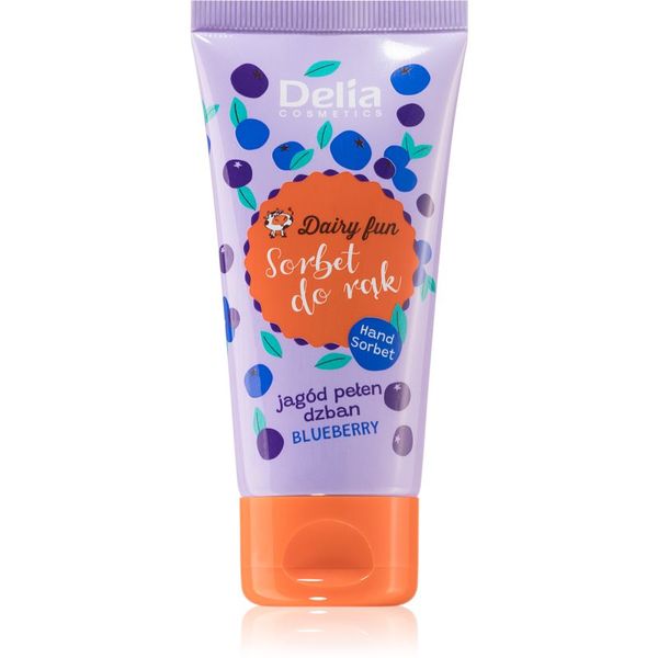 Delia Cosmetics Delia Cosmetics Dairy Fun negovalna krema za roke Blueberry 50 ml