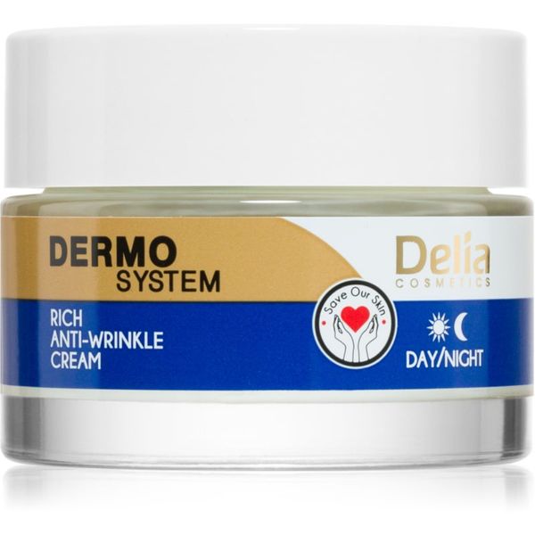 Delia Cosmetics Delia Cosmetics Dermo System intenzivna učvrstitvena dnevna in nočna krema proti gubam 50 ml