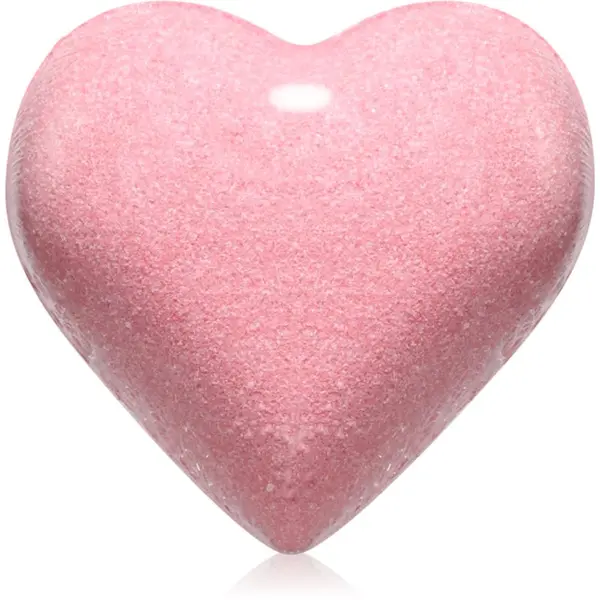 Delia Cosmetics Delia Cosmetics Fizzing Bath Heart Wild Strawberry kroglica za kopel z jagodnim okusom 100 g