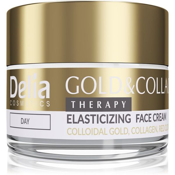 Delia Cosmetics Delia Cosmetics Gold & Collagen Therapy dnevna krema povečuje elastičnost kože 50 ml