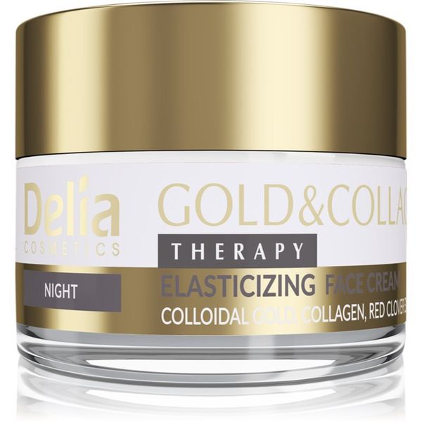 Delia Cosmetics Delia Cosmetics Gold & Collagen Therapy nočna krema povečuje elastičnost kože 50 ml