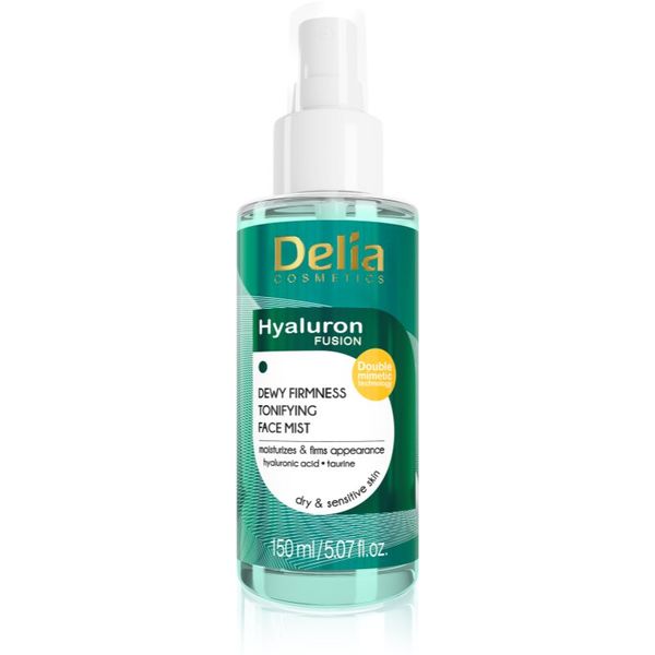 Delia Cosmetics Delia Cosmetics Hyaluron Fusion meglica za tonizacijo obraza z učvrstitvenim učinkom 150 ml