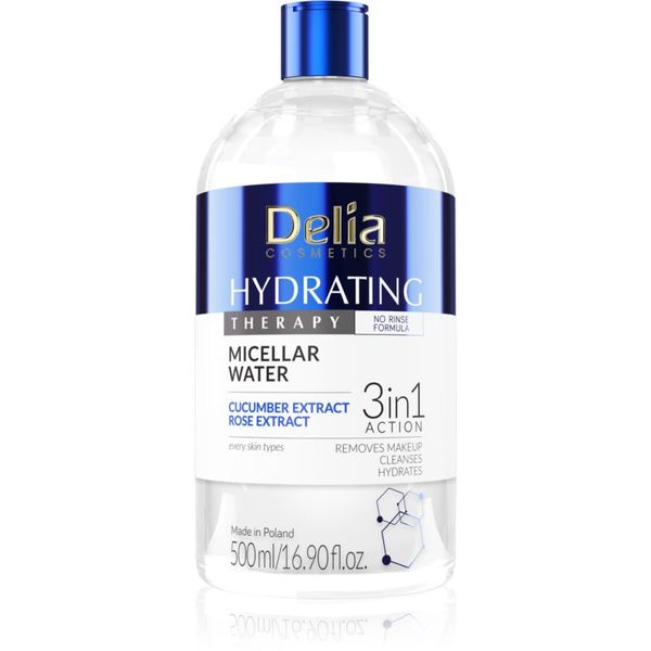 Delia Cosmetics Delia Cosmetics Hydrating Therapy micelarna voda 3v1 500 ml