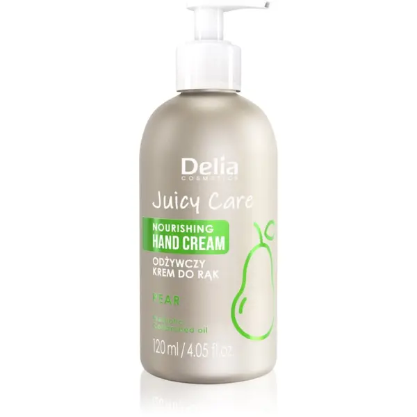 Delia Cosmetics Delia Cosmetics Juicy Care Pear hranilna krema za roke 120 ml