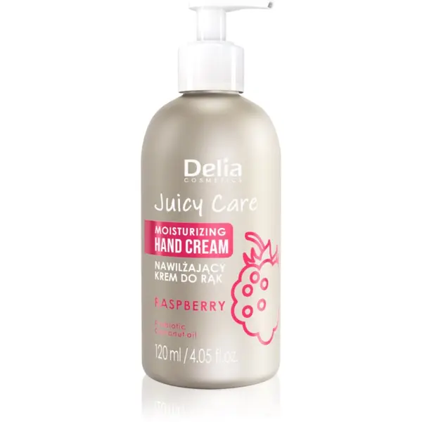 Delia Cosmetics Delia Cosmetics Juicy Care Raspberry vlažilna krema za roke 120 ml