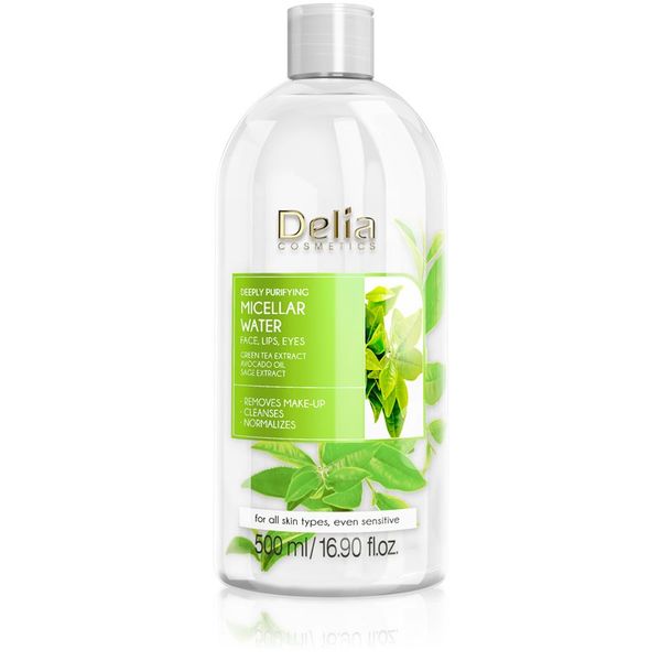 Delia Cosmetics Delia Cosmetics Micellar Water Green Tea osvežujoča čistilna micelarna voda 500 ml