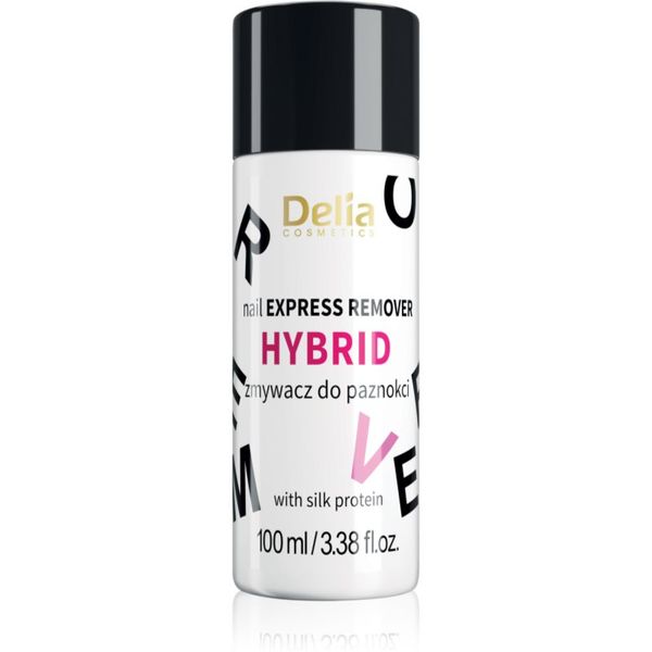 Delia Cosmetics Delia Cosmetics Nail Express HYBRID odstranjevalec laka za nohte 100 ml
