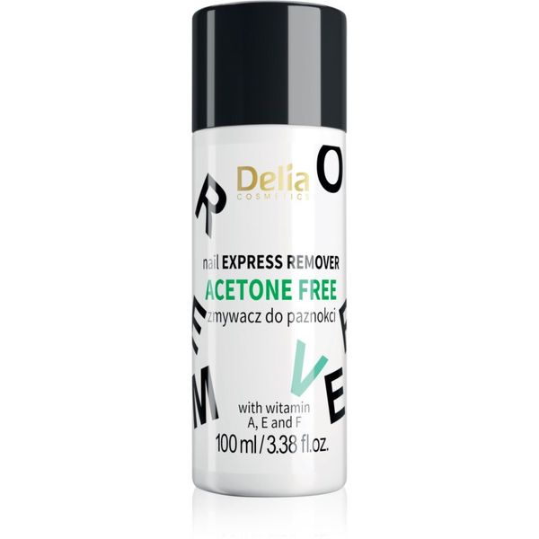 Delia Cosmetics Delia Cosmetics Nail Express odstranjevalec laka za nohte z vitamini 100 ml