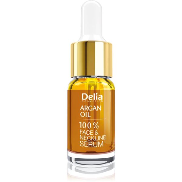 Delia Cosmetics Delia Cosmetics Professional Face Care Argan Oil intenzivni regeneracijski in pomlajevalni serum z arganovim oljem za obraz, vrat in dekolte 10 ml