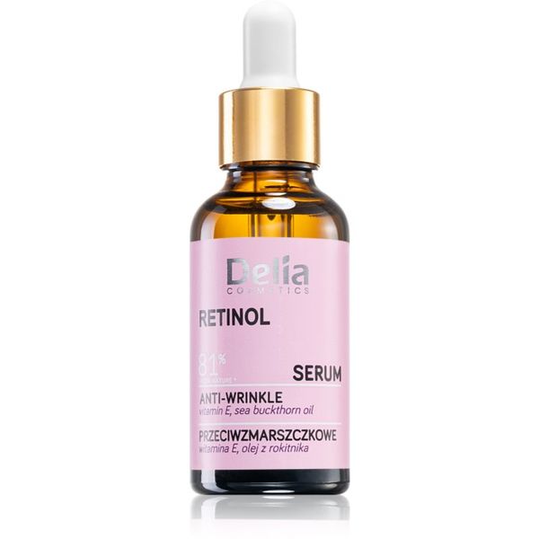 Delia Cosmetics Delia Cosmetics Retinol serum proti gubam za obraz, vrat in dekolte 30 ml