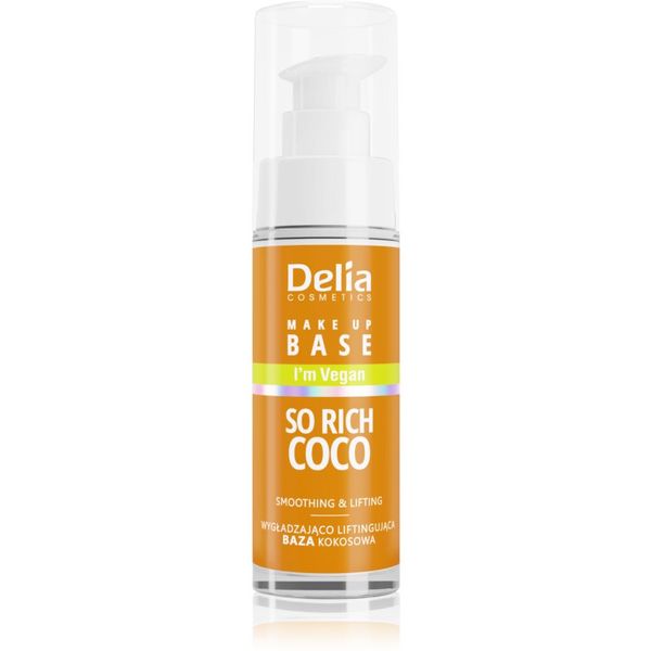 Delia Cosmetics Delia Cosmetics So Rich Coco gladilna podlaga za pod tekoči puder 30 ml