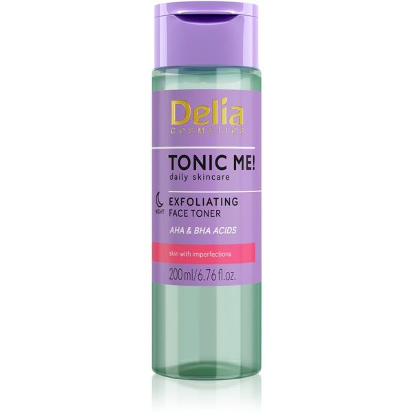 Delia Cosmetics Delia Cosmetics Tonic Me! nežni eksfoliacijski tonik za noč 200 ml