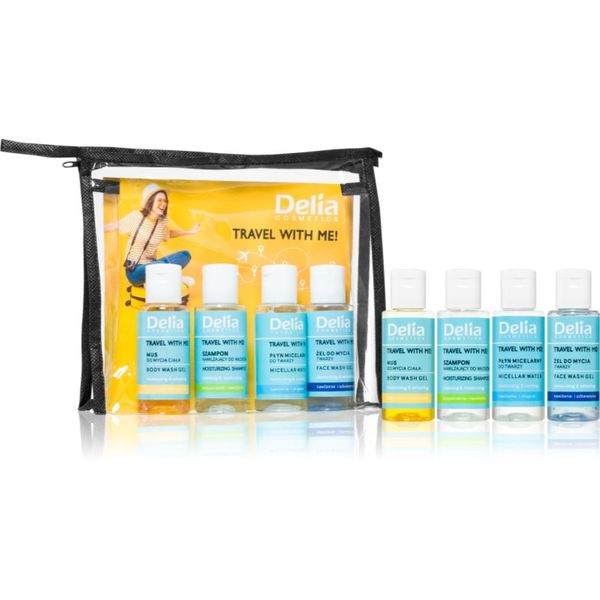 Delia Cosmetics Delia Cosmetics Travel with me Potovalni set (za obraz, telo in lase)