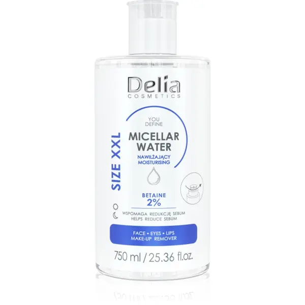 Delia Cosmetics Delia Cosmetics You Define čistilna micelarna voda z vlažilnim učinkom 750 ml
