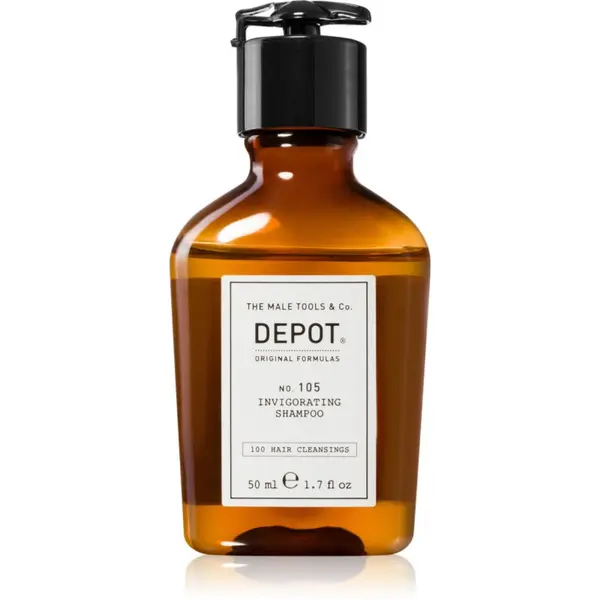 Depot DEPOT 100 HAIR CLEANSING NO. 105 INVIGORATING SHAMPOO šampon za okrepitev las proti izpadanju las 50 ml