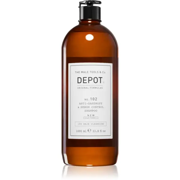 Depot Depot No. 102 Anti-Dandruff & Sebum Control Shampoo šampon za obnovo ravnovesja mastnega lasišča 1000 ml