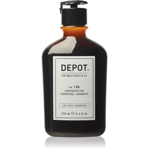 Depot Depot No. 108 Detoxifing Charchoal Shampoo čistilni razstrupljevalni šampon za vse tipe las 250 ml