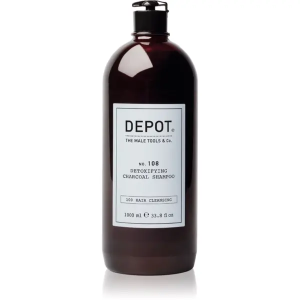 Depot DEPOT NO. 108 DETOXIFYING CHARCOAL SHAMPOO čistilni razstrupljevalni šampon za vse tipe las 1000 ml