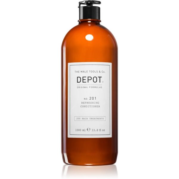 Depot Depot No. 201 Refreshing Conditioner vlažilni balzam za sijaj in mehkobo las 1000 ml