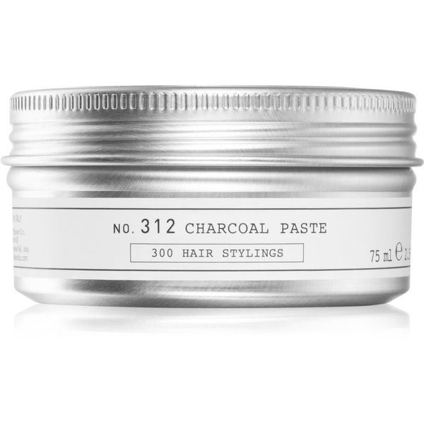 Depot Depot No. 312 Charcoal Paste pomada za lase z močnim utrjevanjem 75 ml