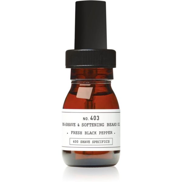 Depot Depot No. 403 Pre-Shave&Softening Beard Oil olje pred britjem Fresh Black Pepper 30 ml