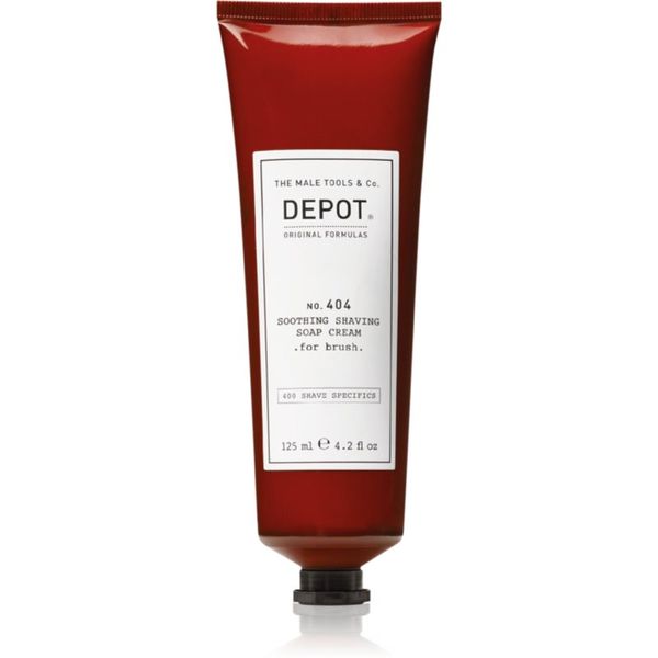 Depot Depot No. 404 Soothing Shaving Soap Cream pomirjujoča krema za britje for brush 125 ml