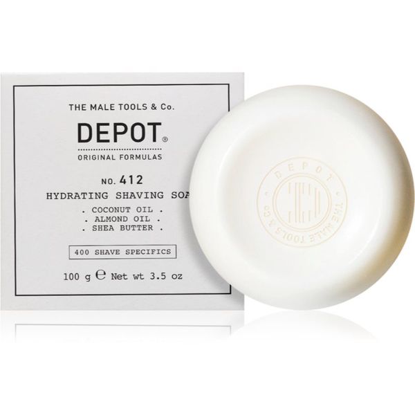 Depot Depot No. 412 Hydrating Shaving Soap vlažilno milo za britje 100 g