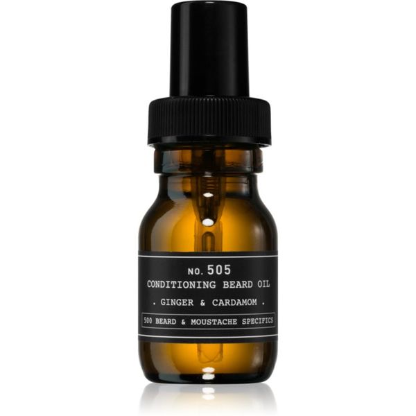 Depot Depot No. 505 Conditioning Beard Oil olje za brado Ginger & Cardamom 30 ml