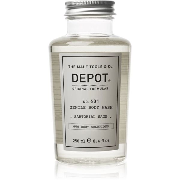 Depot Depot No. 601 Gentle Body Wash gel za prhanje za moške Sartorial Sage 250 ml