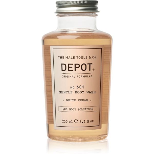 Depot Depot No. 601 Gentle Body Wash gel za prhanje za moške White Cedar 250 ml