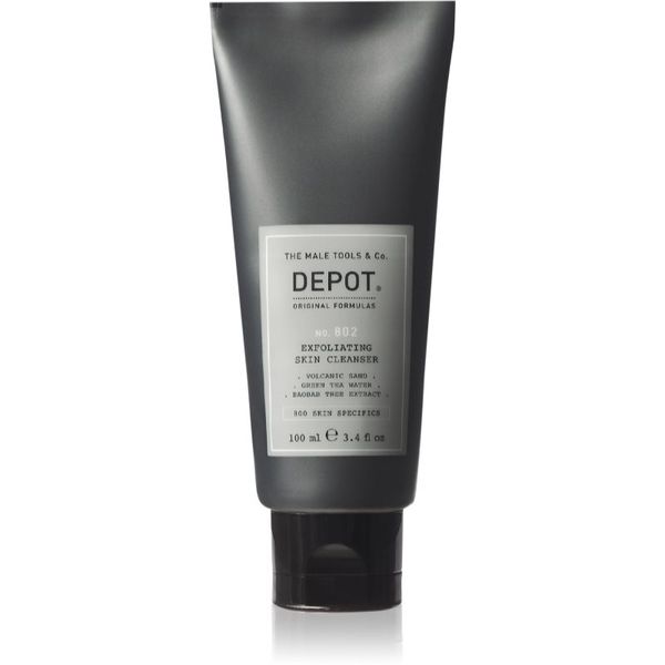 Depot Depot No. 802 Exfoliating Skin Cleanser eksfoliacijski čistilni gel za moške 100 ml